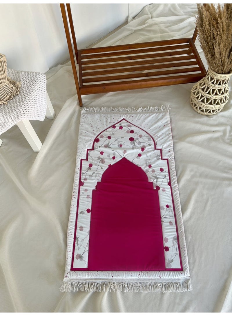 سجادة صلاة إسلامية - سجادة صلاة ناعمة ومريحة بتصميم إسلامي أنيق، جودة ممتازة للصلاة اليومية، للاستخدام في المنزل والمسجد والسفر - Image 2
